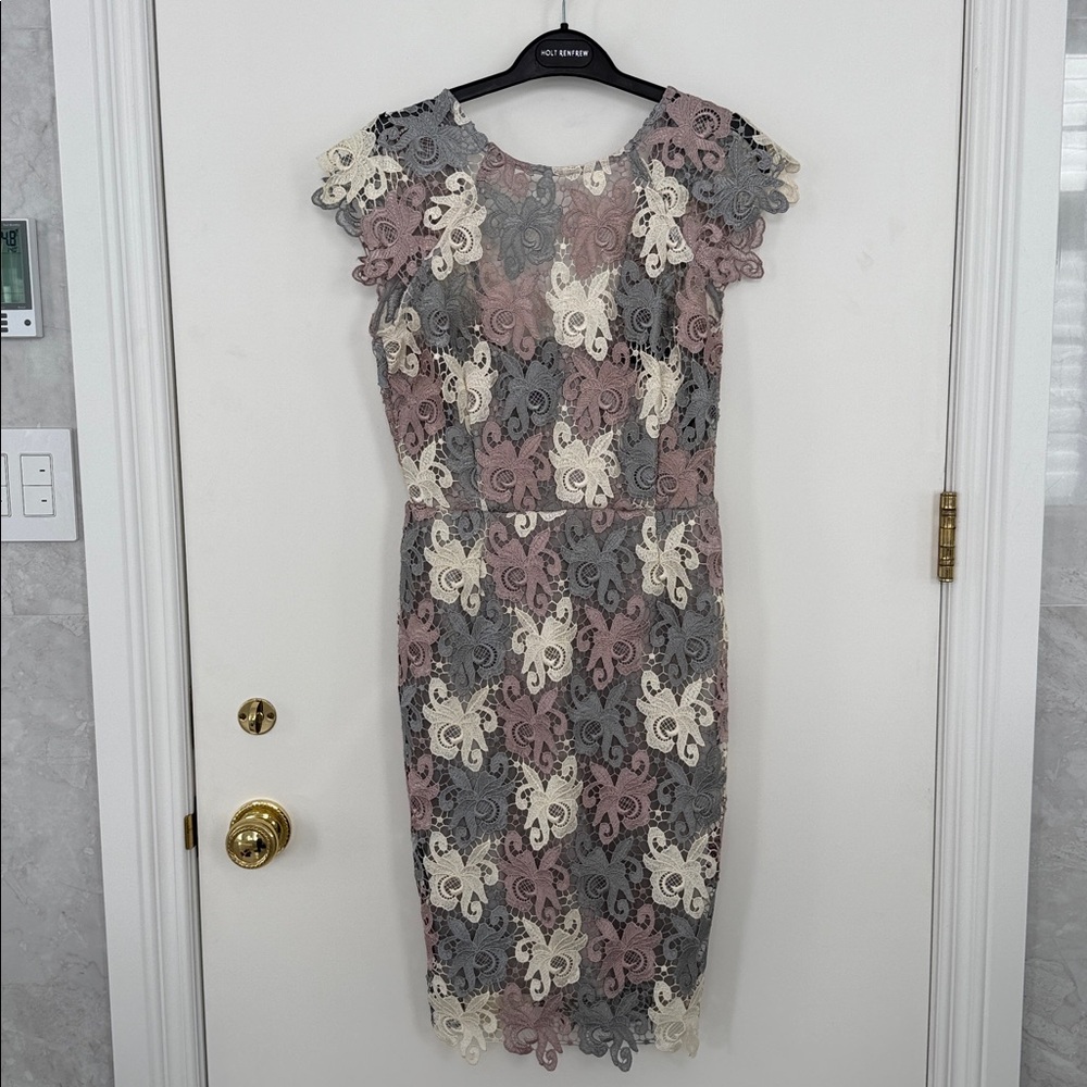 Paper Dolls Floral Crochet Dress